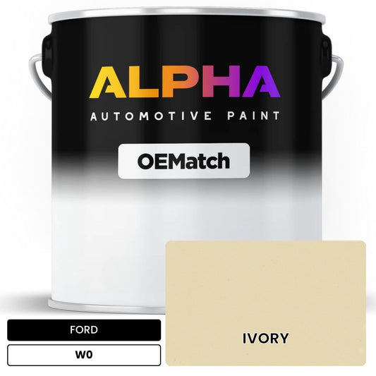 FORD IVORY W0 OEMatch Basecoat