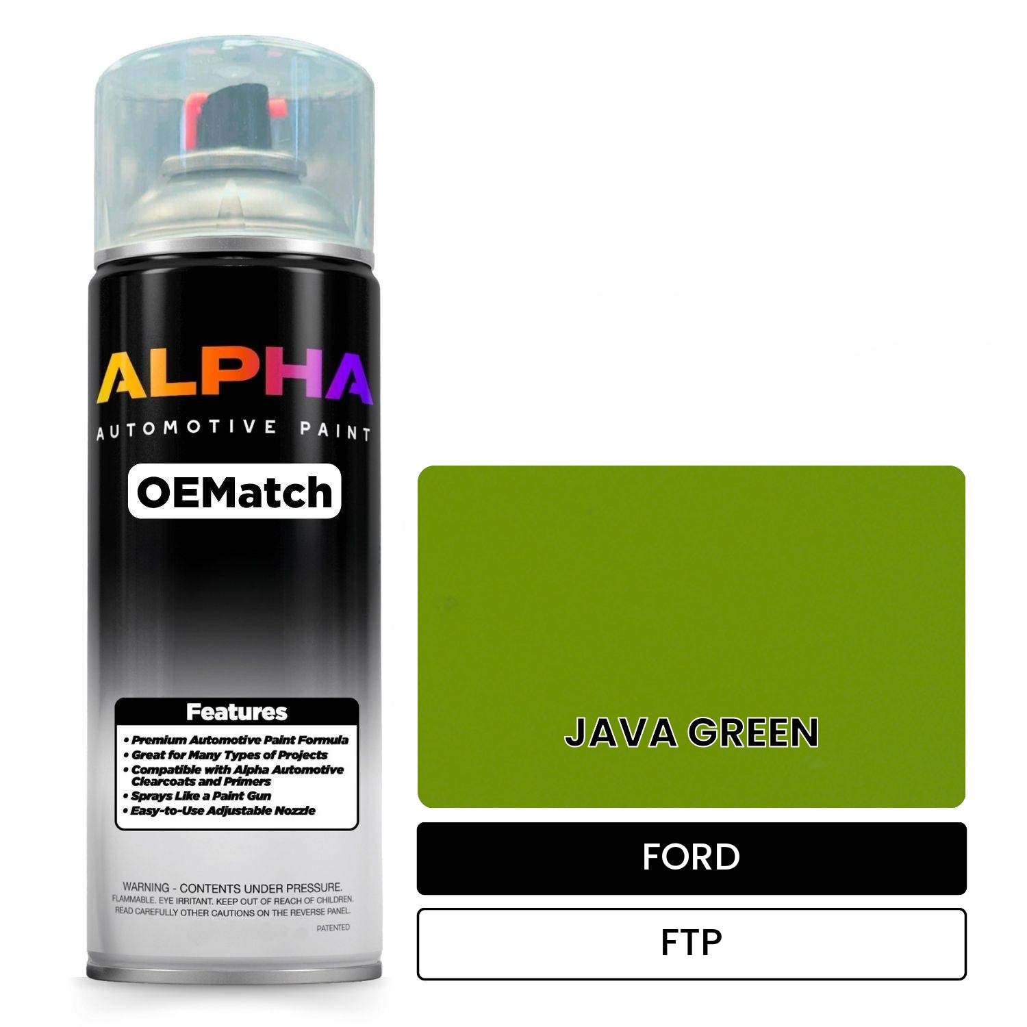 FORD JAVA GREEN FTP OEMatch Spraycan