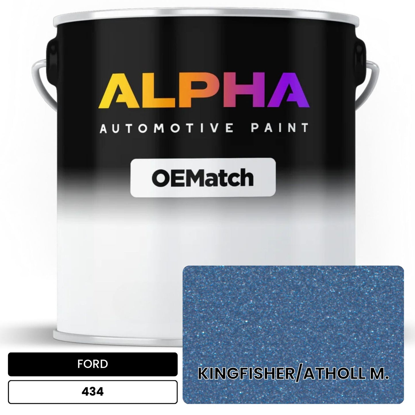 FORD KINGFISHER/ATHOLL M. 434 OEMatch Basecoat