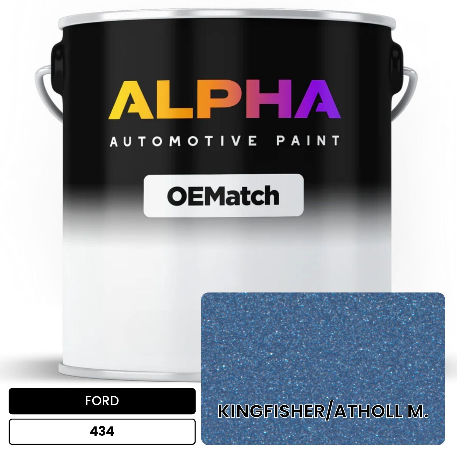 FORD KINGFISHER/ATHOLL M. 434 OEMatch Basecoat