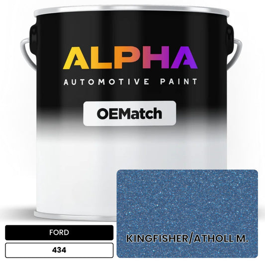 FORD KINGFISHER/ATHOLL M. 434 OEMatch Basecoat