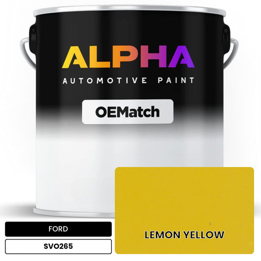 FORD LEMON YELLOW SVO265 OEMatch Basecoat