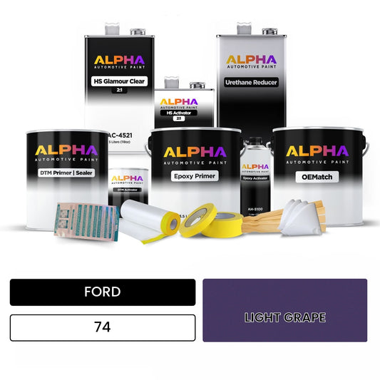FORD LIGHT GRAPE 74 OEMatch Vehicle Paint Kit