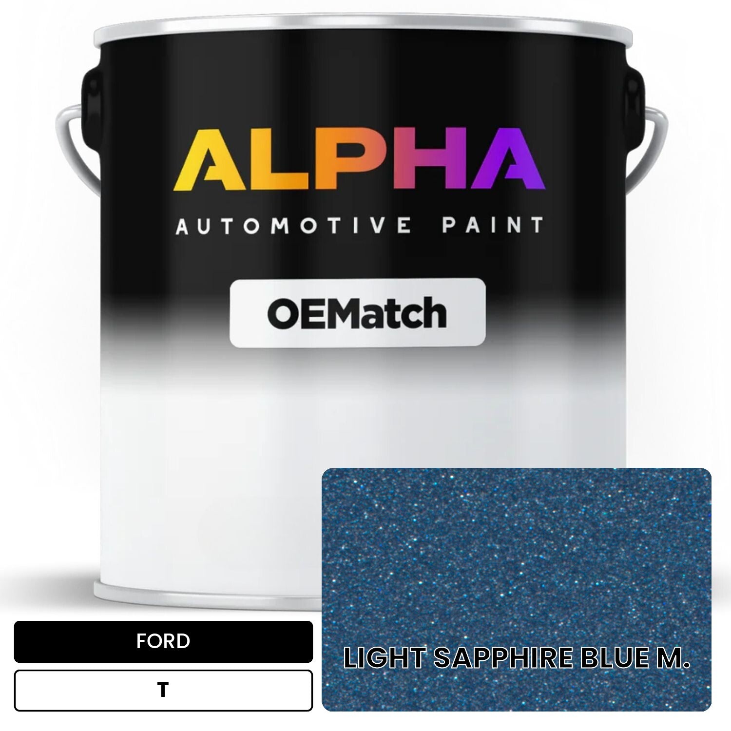FORD LIGHT SAPPHIRE BLUE M. T OEMatch Basecoat