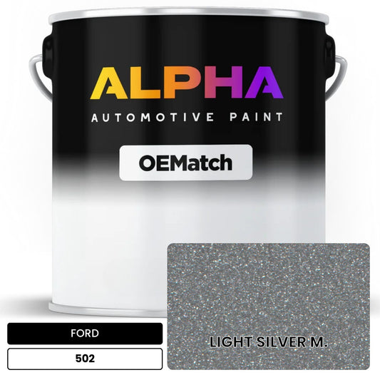 FORD LIGHT SILVER M. 502 OEMatch Basecoat