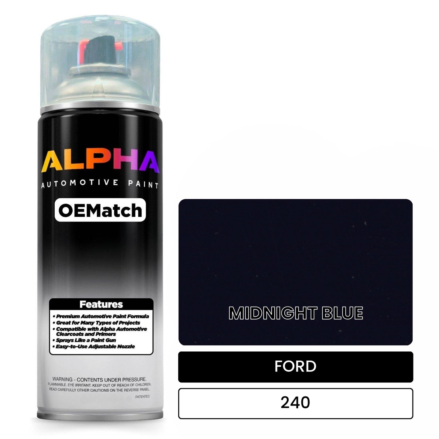 FORD MIDNIGHT BLUE 240 OEMatch Spraycan