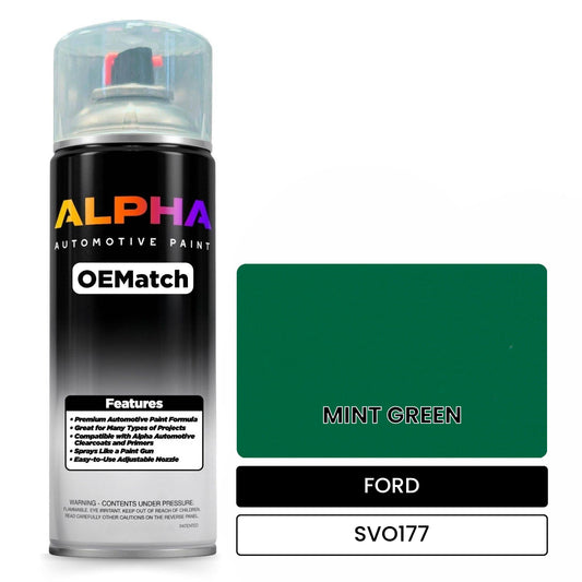 FORD MINT GREEN SVO177 OEMatch Spraycan