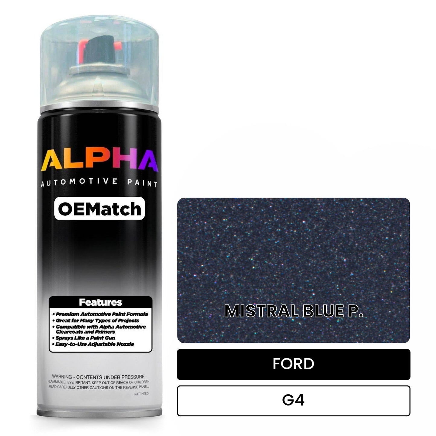 FORD MISTRAL BLUE P. G4 OEMatch Spraycan