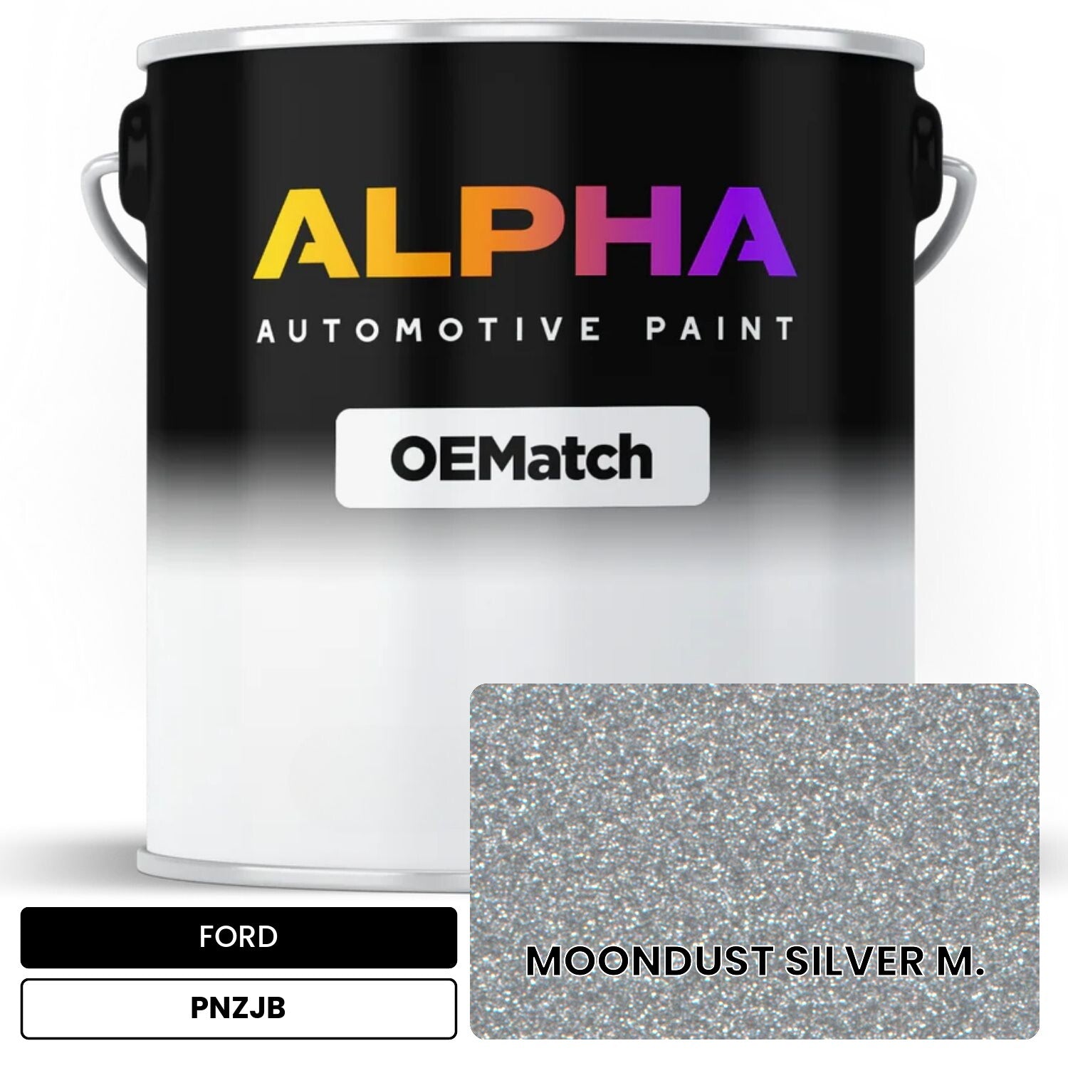 FORD MOONDUST SILVER M. PNZJB OEMatch Basecoat