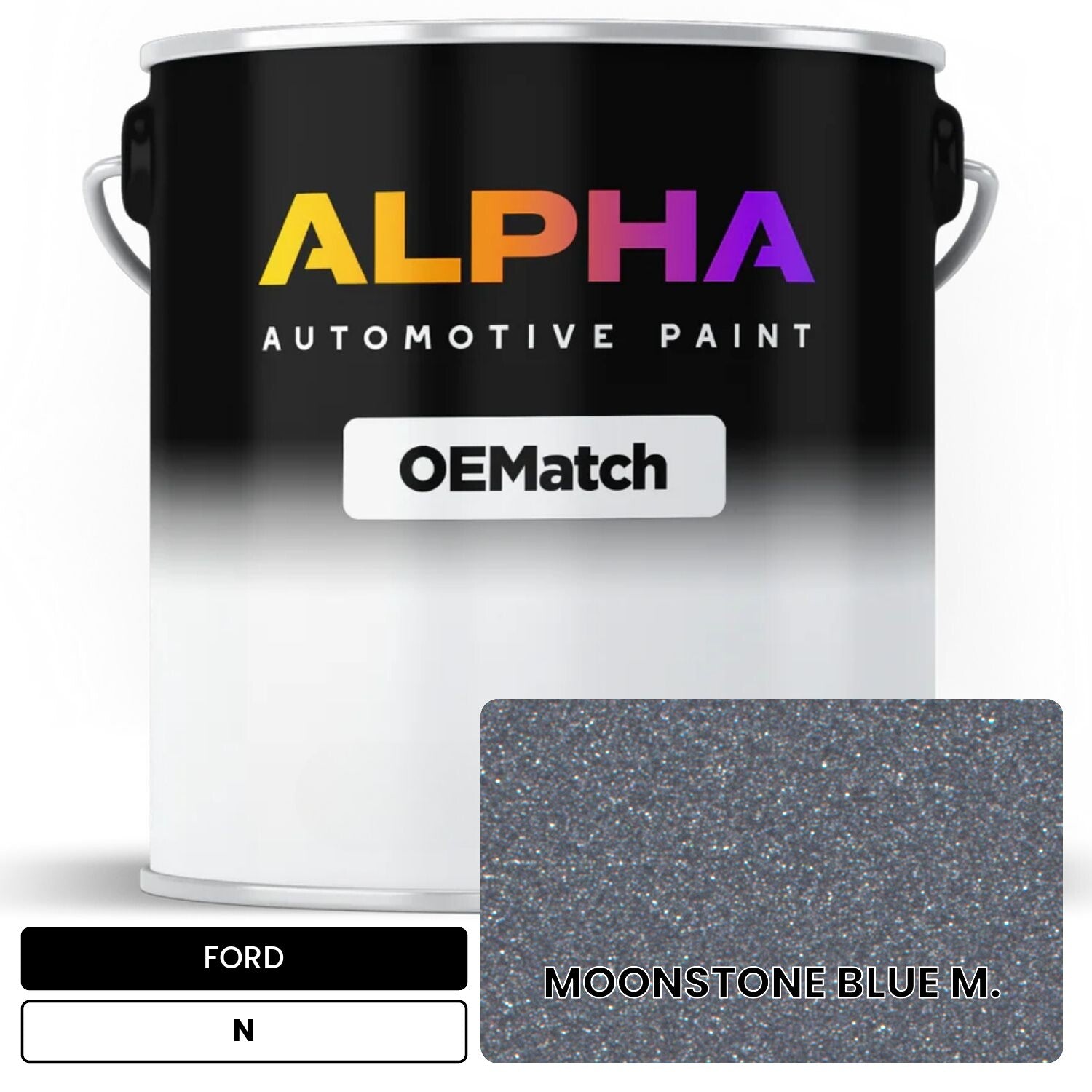 FORD MOONSTONE BLUE M. N OEMatch Basecoat