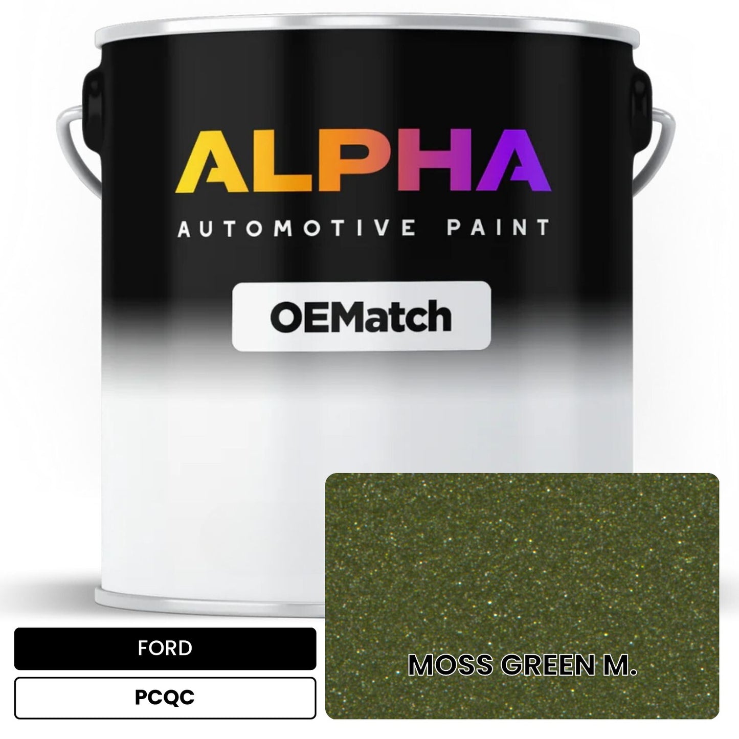 FORD MOSS GREEN M. PCQC OEMatch Basecoat