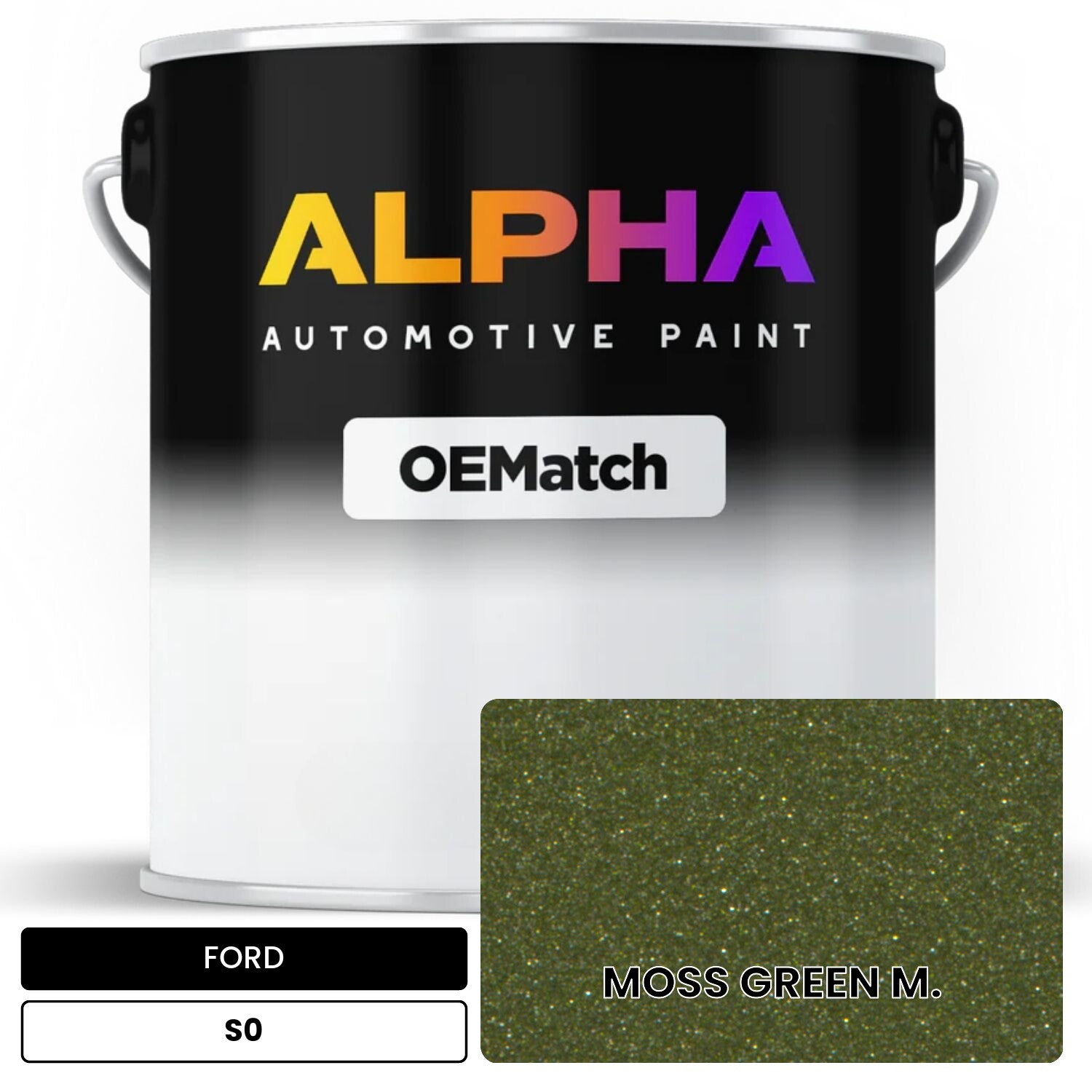 FORD MOSS GREEN M. S0 OEMatch Basecoat