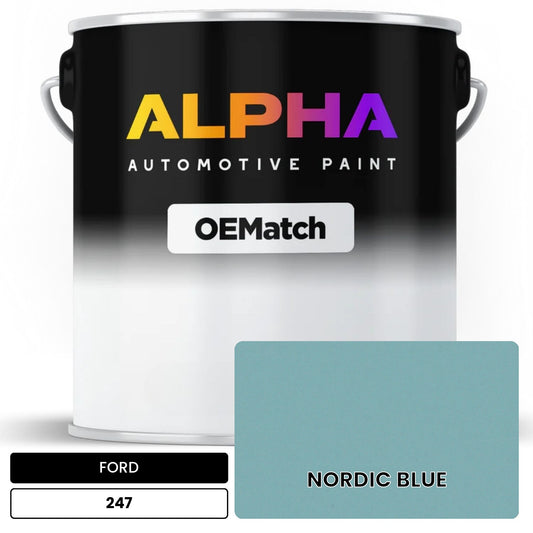 FORD NORDIC BLUE 247 OEMatch Basecoat