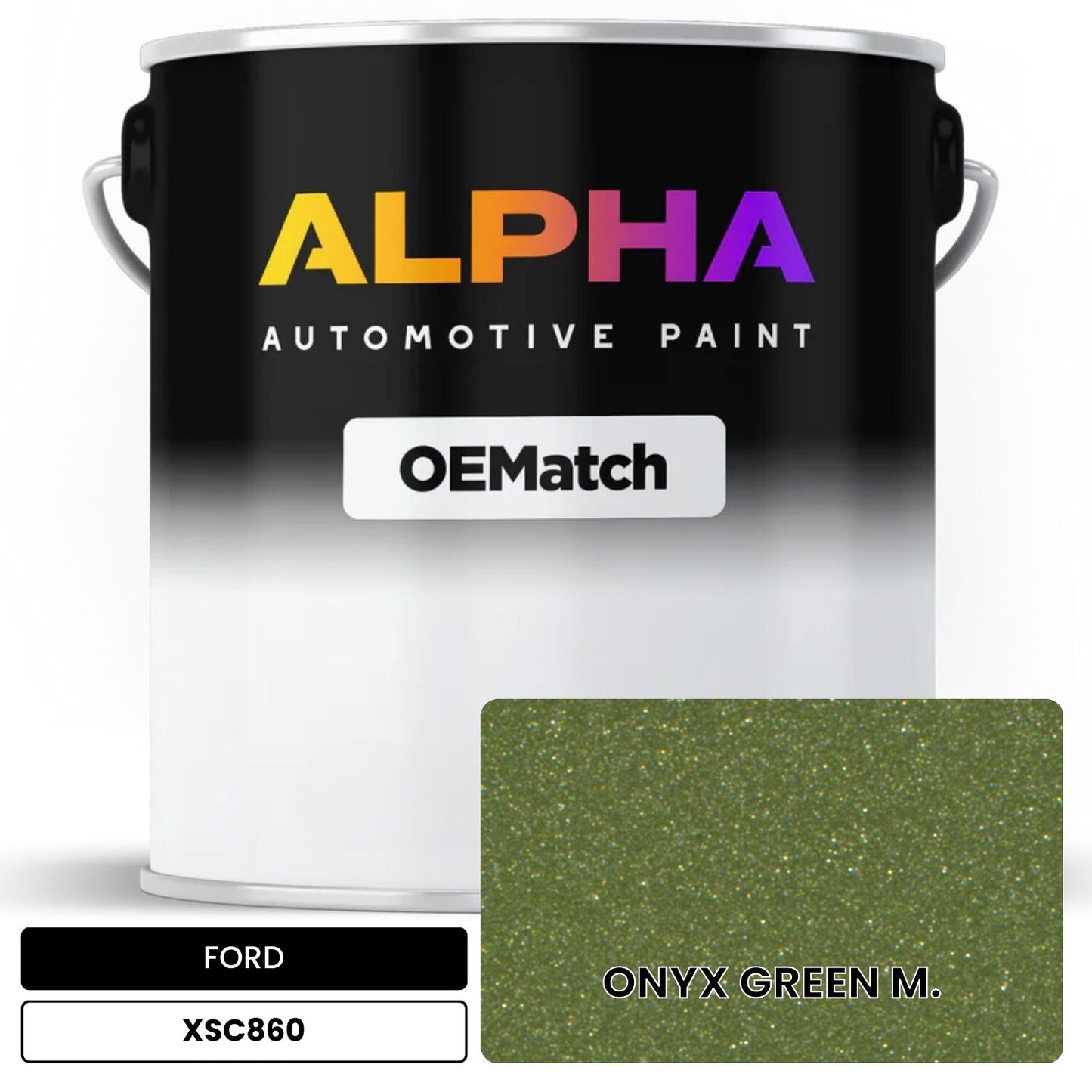 FORD ONYX GREEN M. XSC860 OEMatch Basecoat