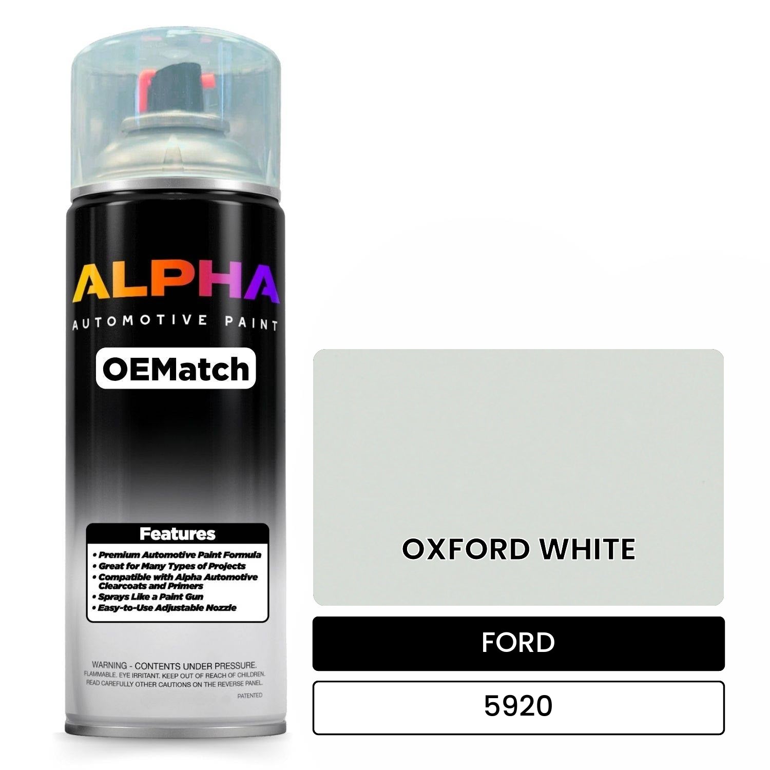 FORD OXFORD WHITE 5920 OEMatch Spraycan