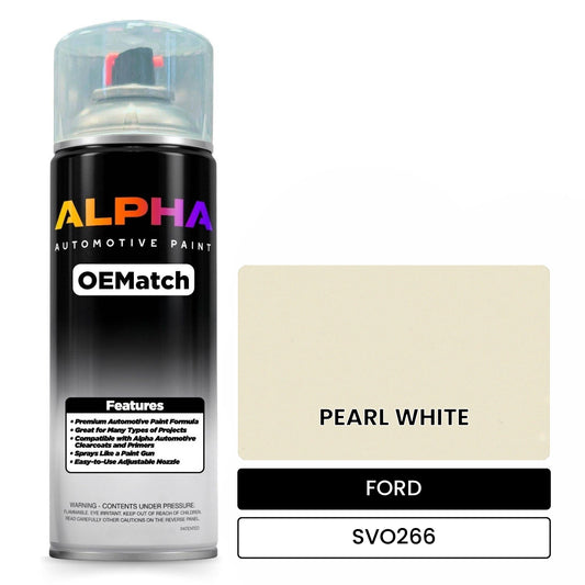 FORD PEARL WHITE SVO266 OEMatch Spraycan