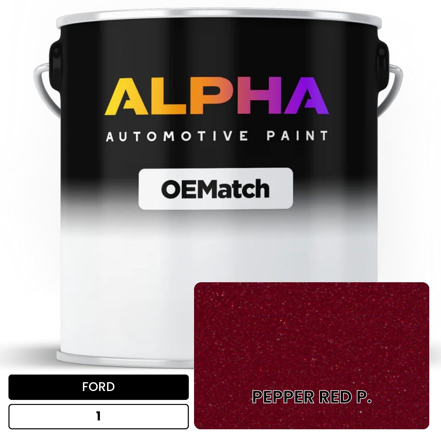 FORD PEPPER RED P. 1 OEMatch Basecoat