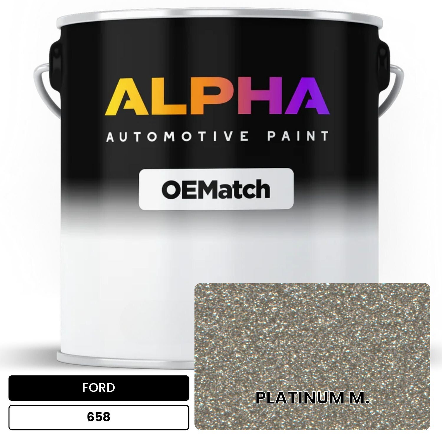 FORD PLATINUM M. 658 OEMatch Basecoat
