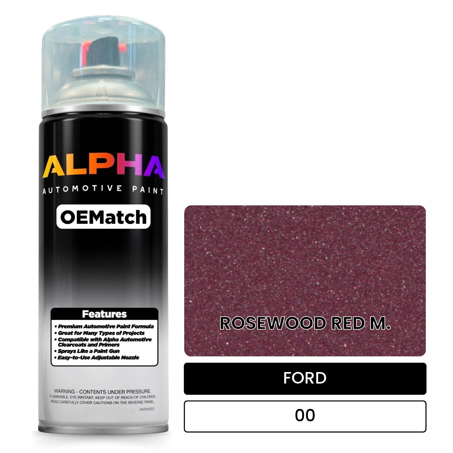 FORD ROSEWOOD RED M. 00 OEMatch Spraycan