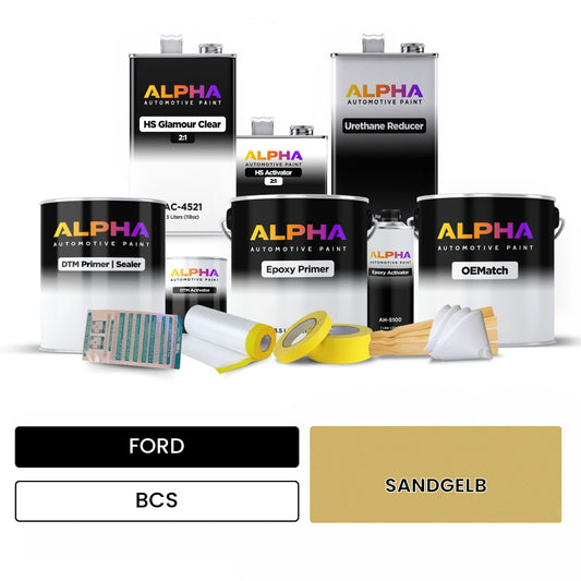 FORD SANDGELB BCS OEMatch Vehicle Paint Kit