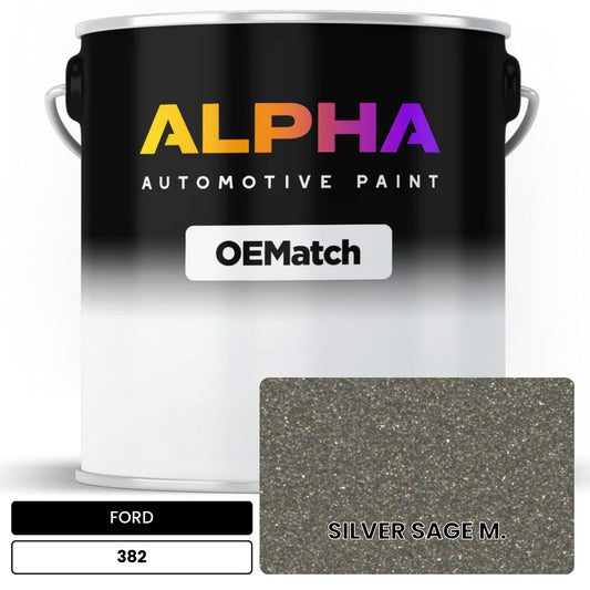 FORD SILVER SAGE M. 382 OEMatch Basecoat