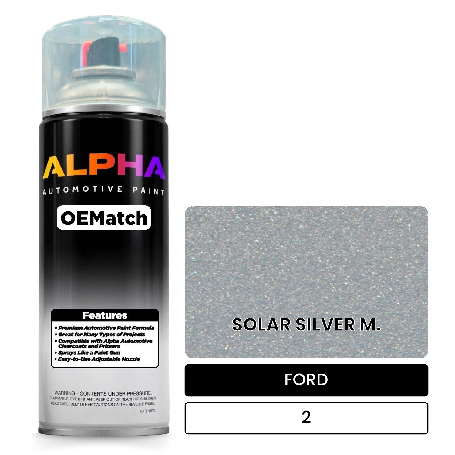 FORD SOLAR SILVER M. 2 OEMatch Spraycan