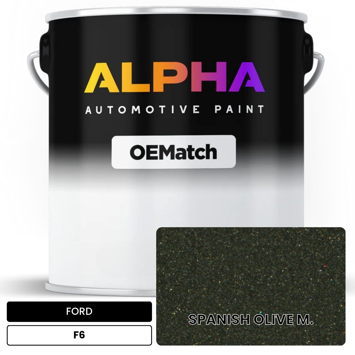 FORD SPANISH OLIVE M. F6 OEMatch Basecoat