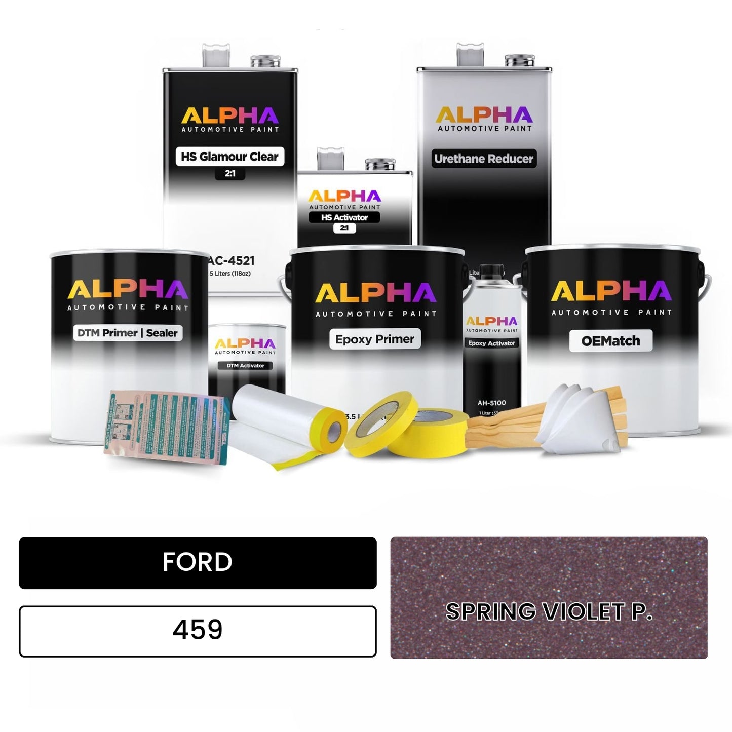 FORD SPRING VIOLET P. 459 OEMatch Vehicle Paint Kit