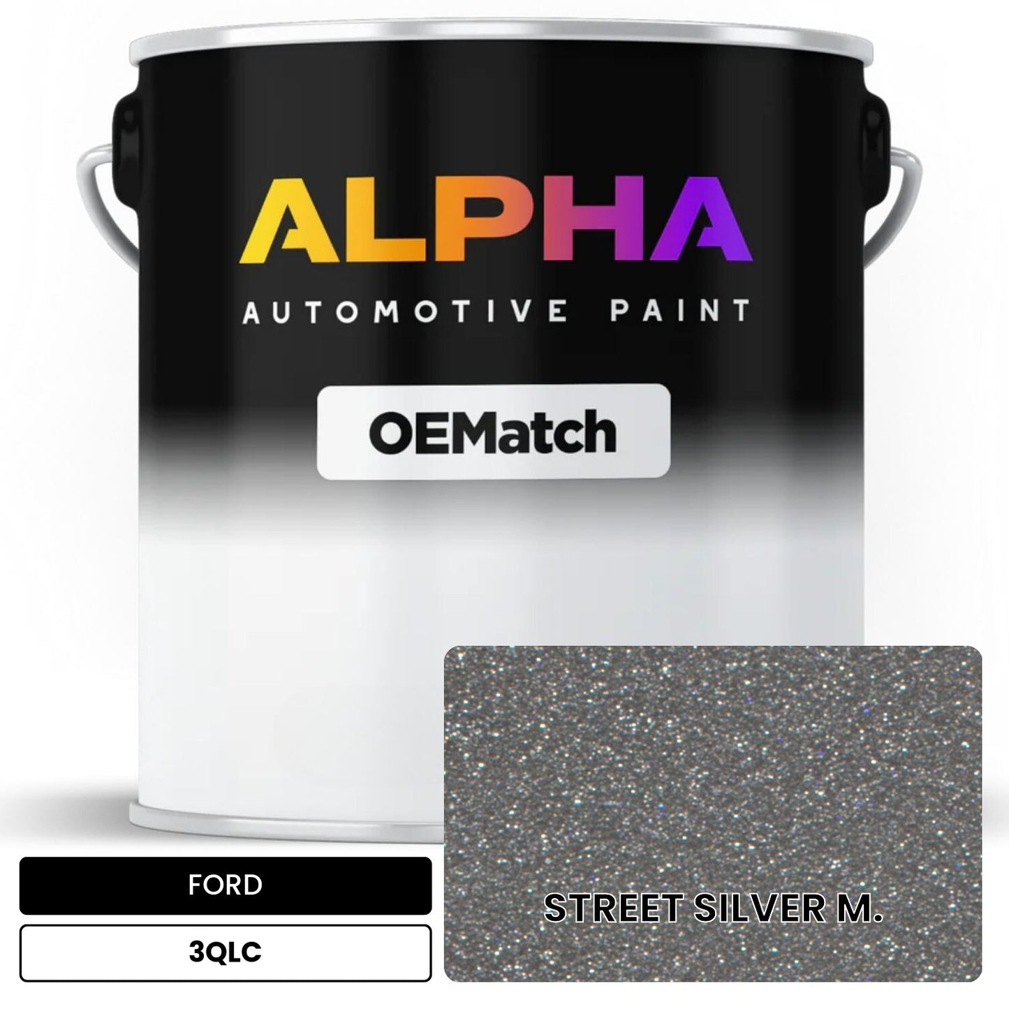 FORD STREET SILVER M. 3QLC OEMatch Basecoat