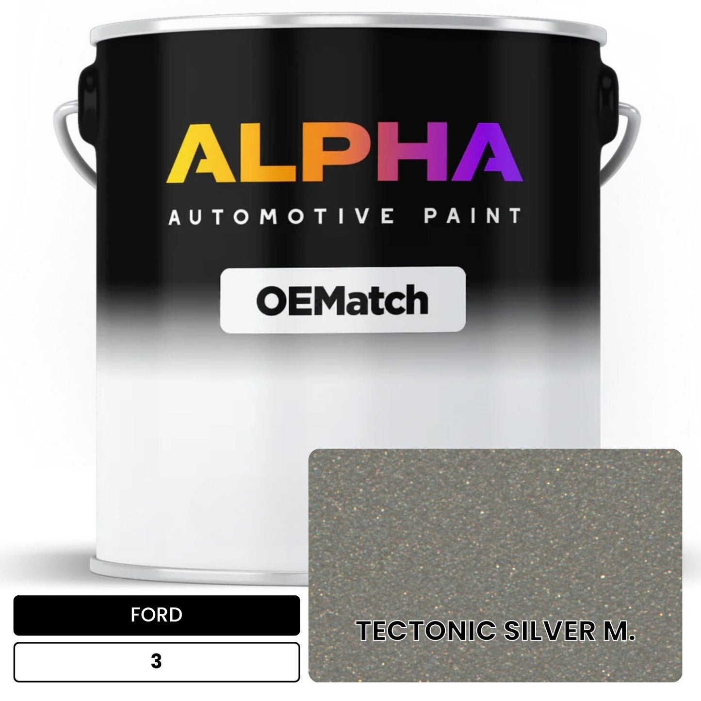 FORD TECTONIC SILVER M. 3 OEMatch Basecoat