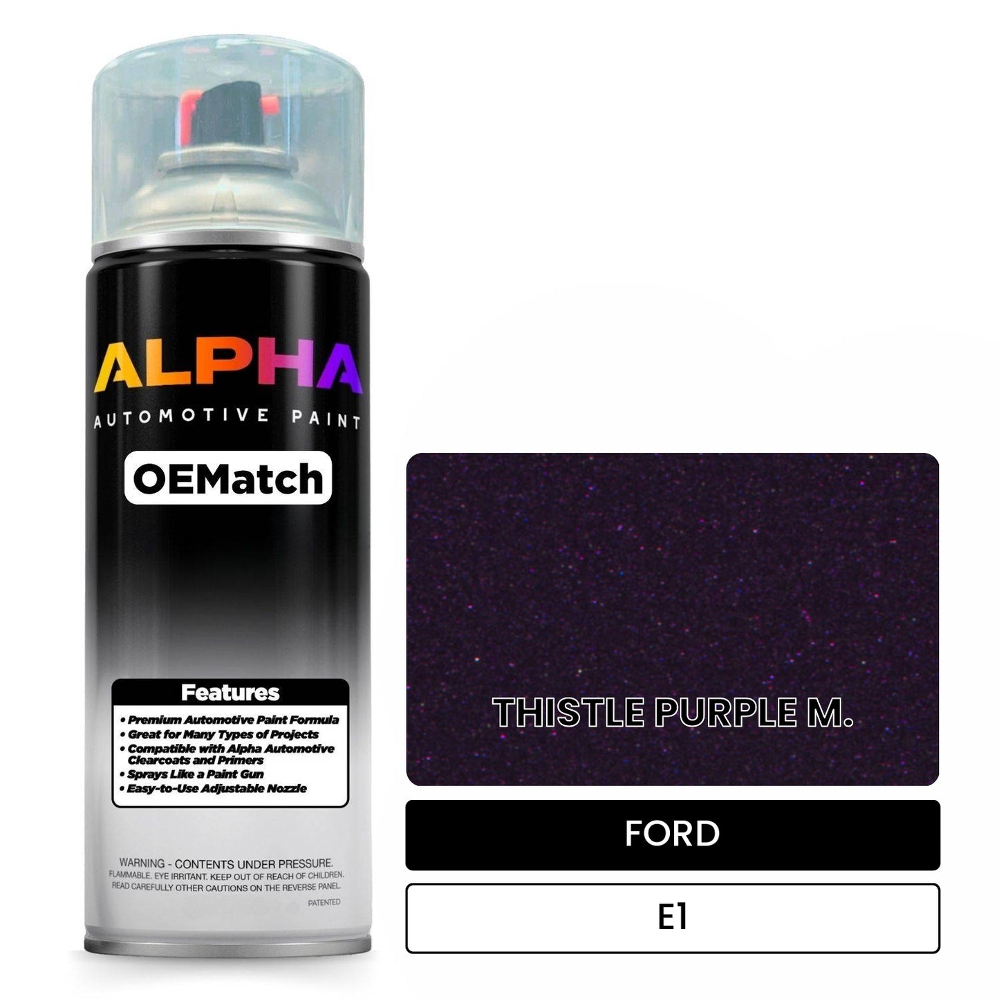 FORD THISTLE PURPLE M. E1 OEMatch Spraycan