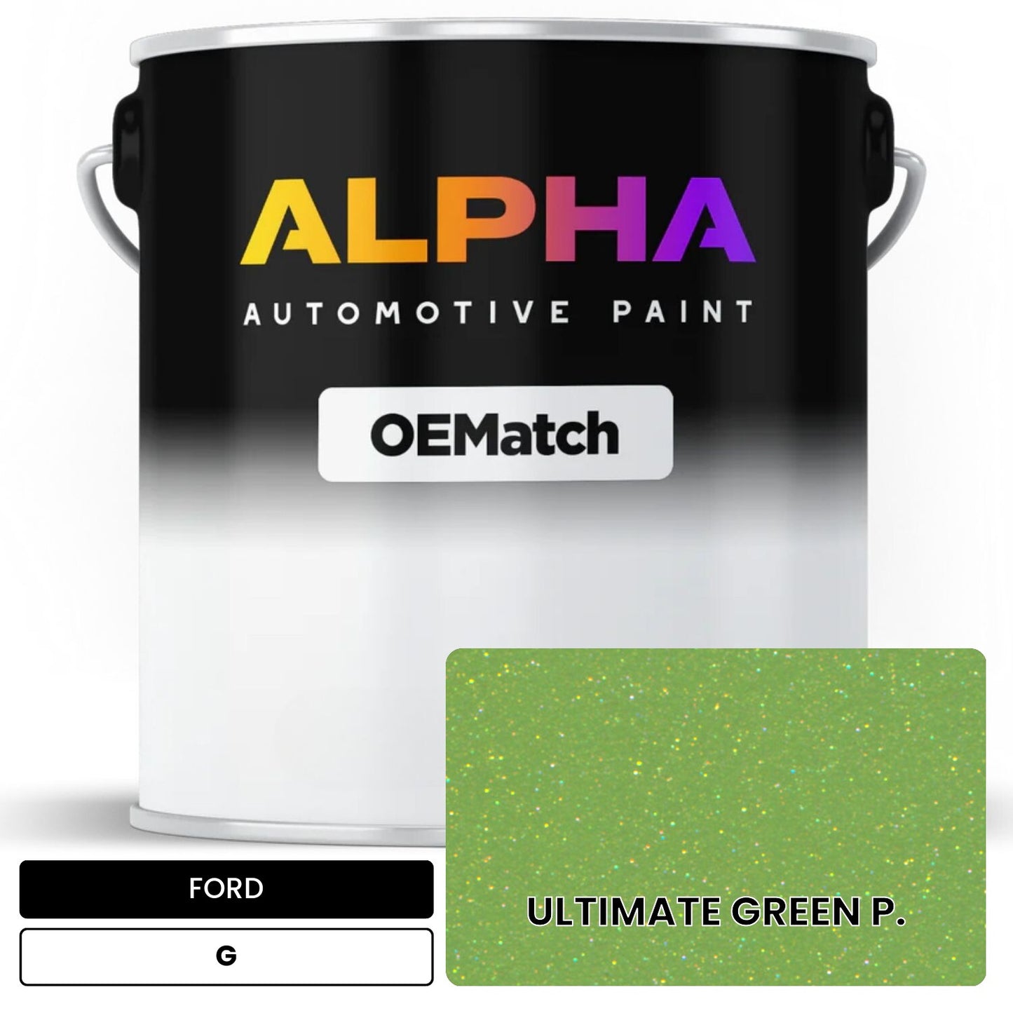 FORD ULTIMATE GREEN P. G OEMatch Basecoat