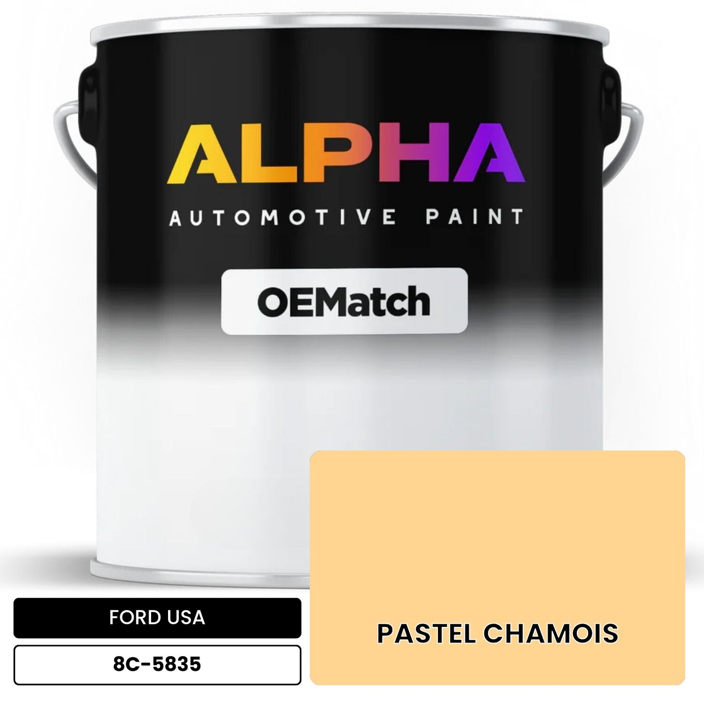 FORD USA PASTEL CHAMOIS 8C-5835 OEMatch Basecoat
