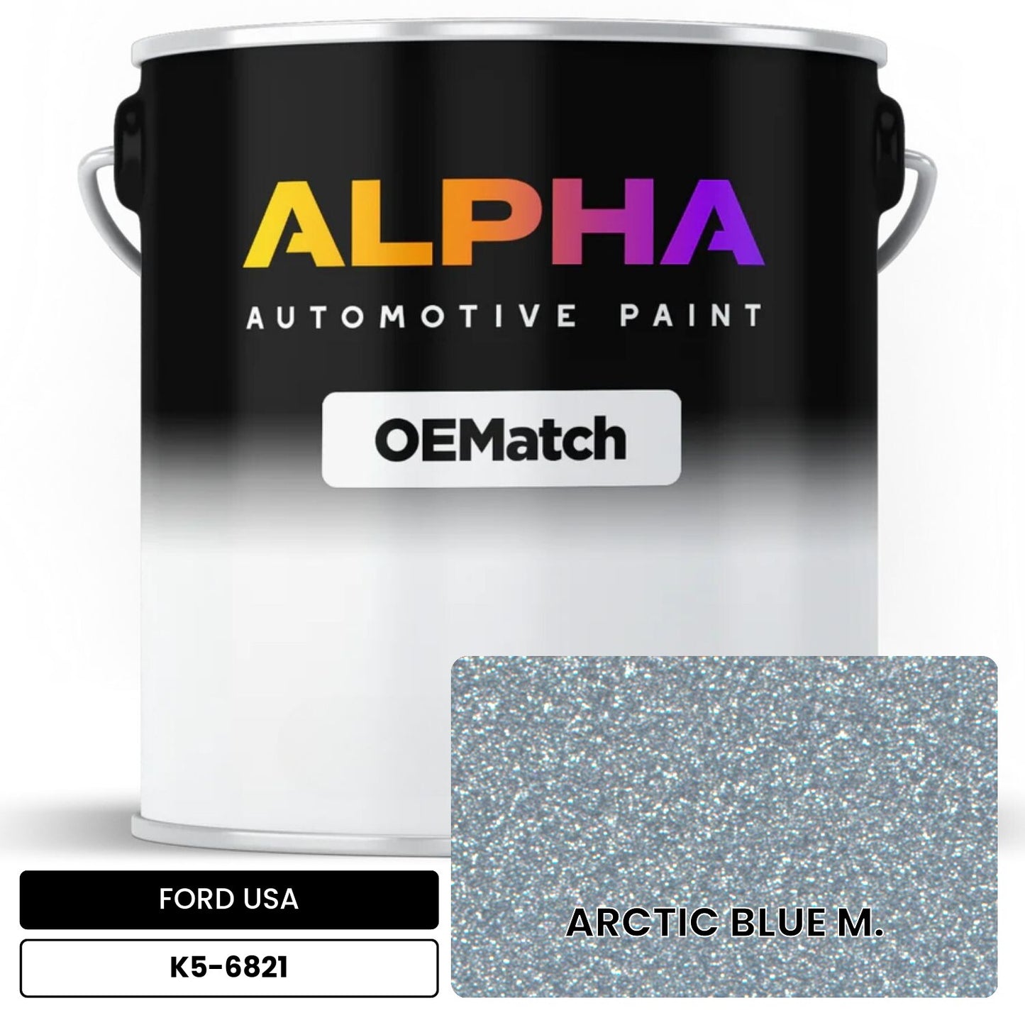 FORD USA ARCTIC BLUE M. K5-6821 OEMatch Basecoat