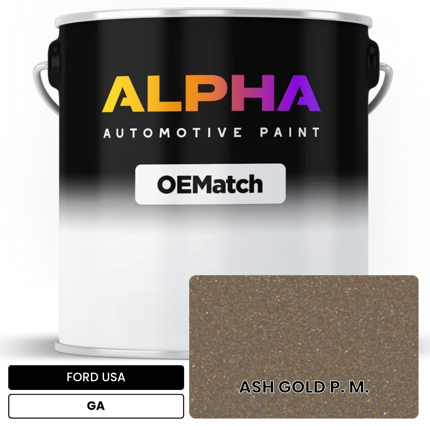 FORD USA ASH GOLD P. M. GA OEMatch Basecoat