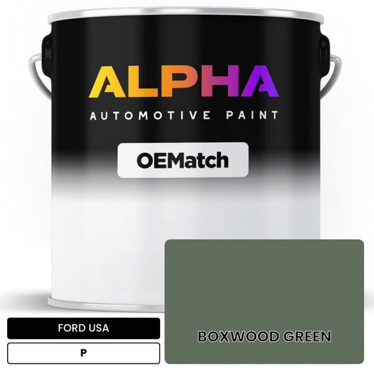 FORD USA BOXWOOD GREEN P OEMatch Basecoat