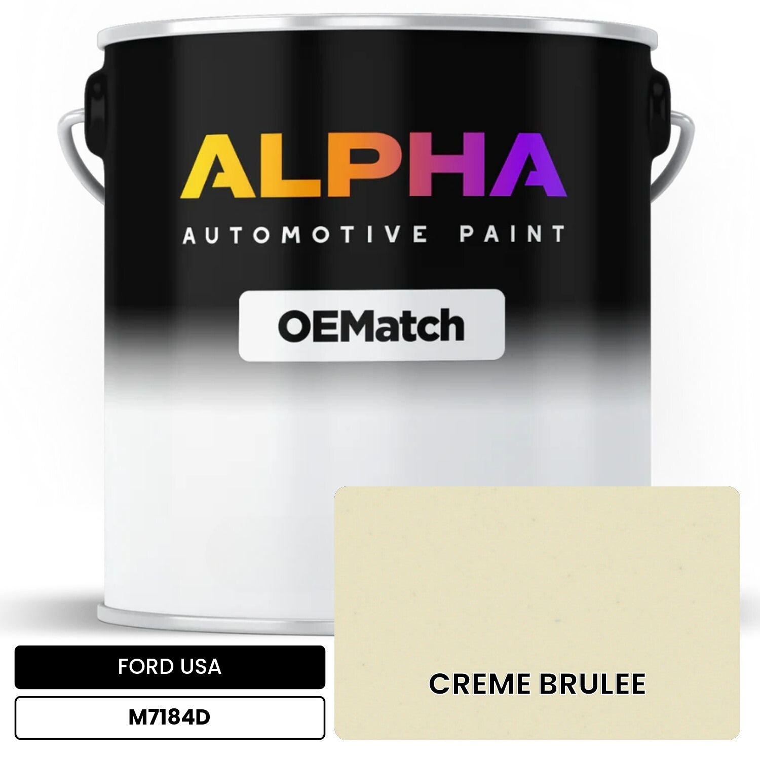 FORD USA CREME BRULEE M7184D OEMatch Basecoat