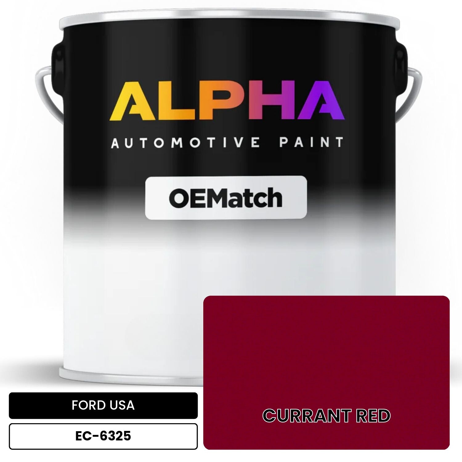 FORD USA CURRANT RED EC-6325 OEMatch Basecoat