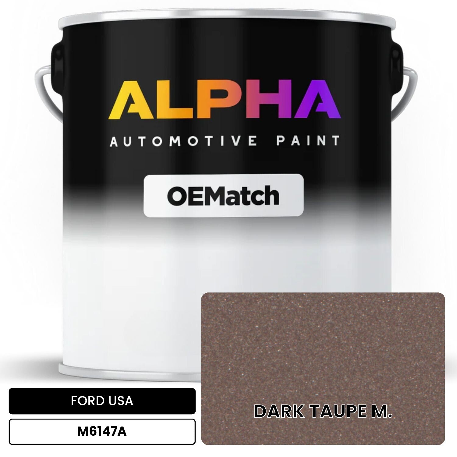 FORD USA DARK TAUPE M. M6147A OEMatch Basecoat