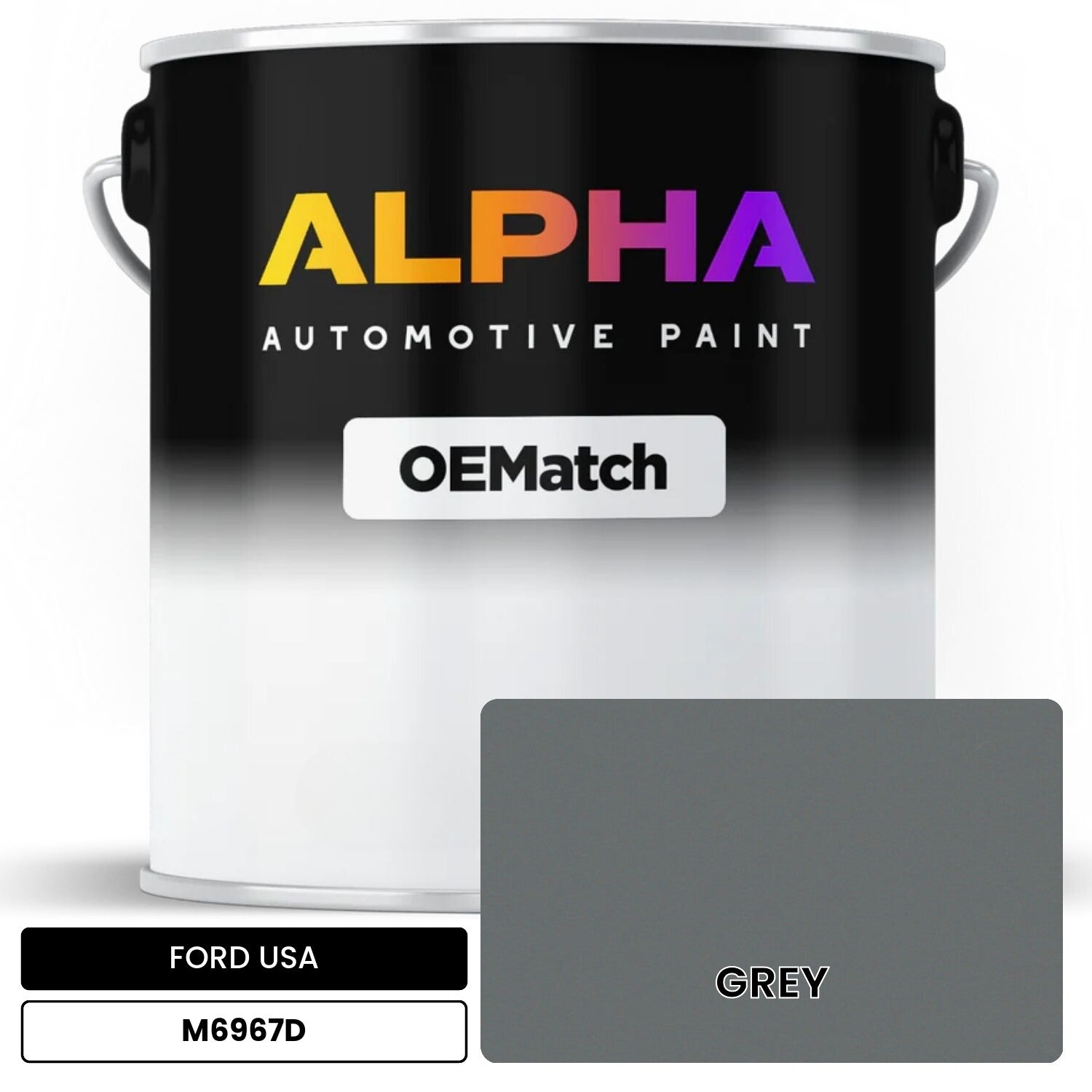 FORD USA GREY M6967D OEMatch Basecoat