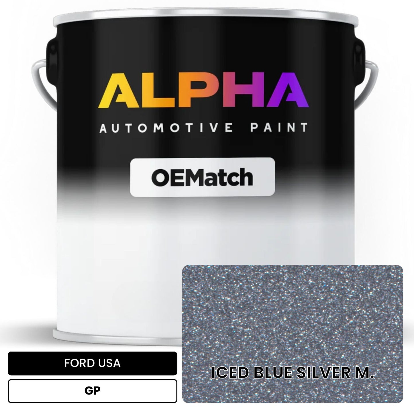 FORD USA ICED BLUE SILVER M. GP OEMatch Basecoat