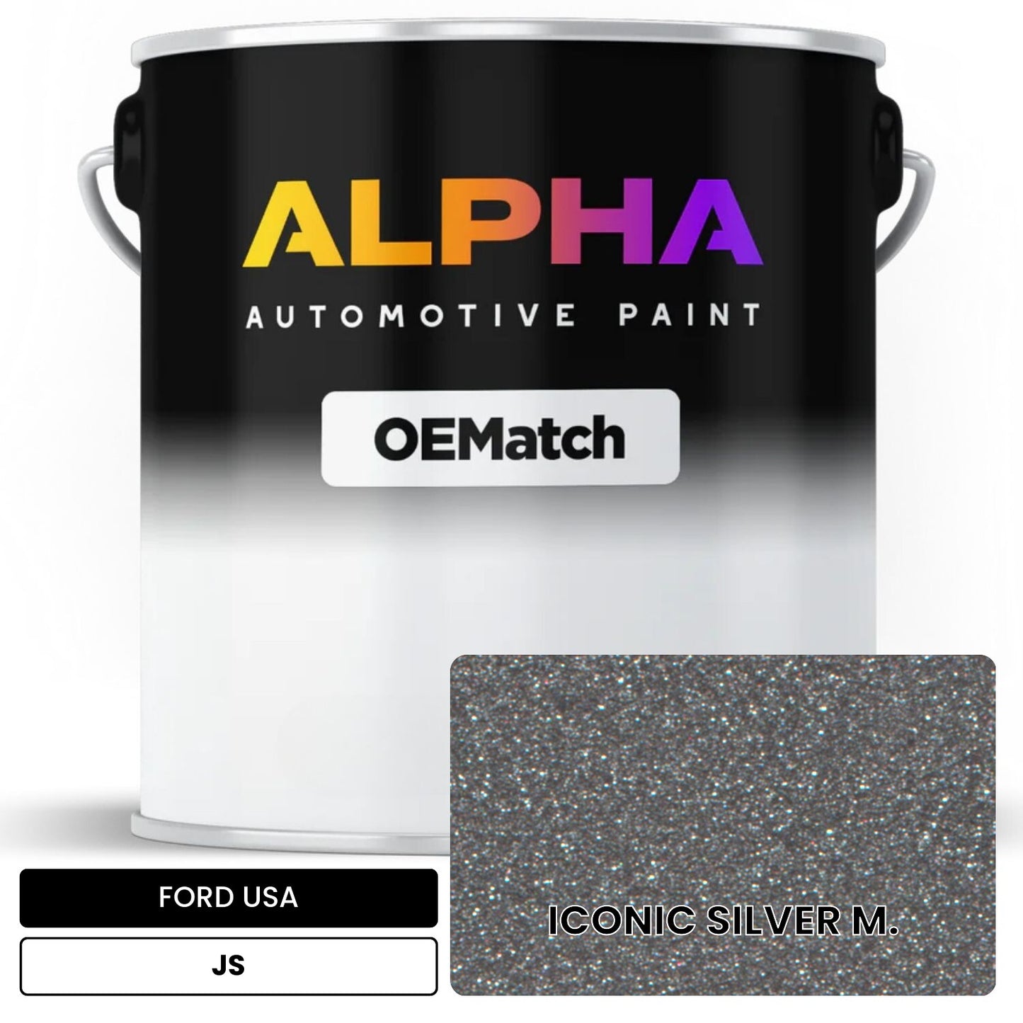 FORD USA ICONIC SILVER M. JS OEMatch Basecoat