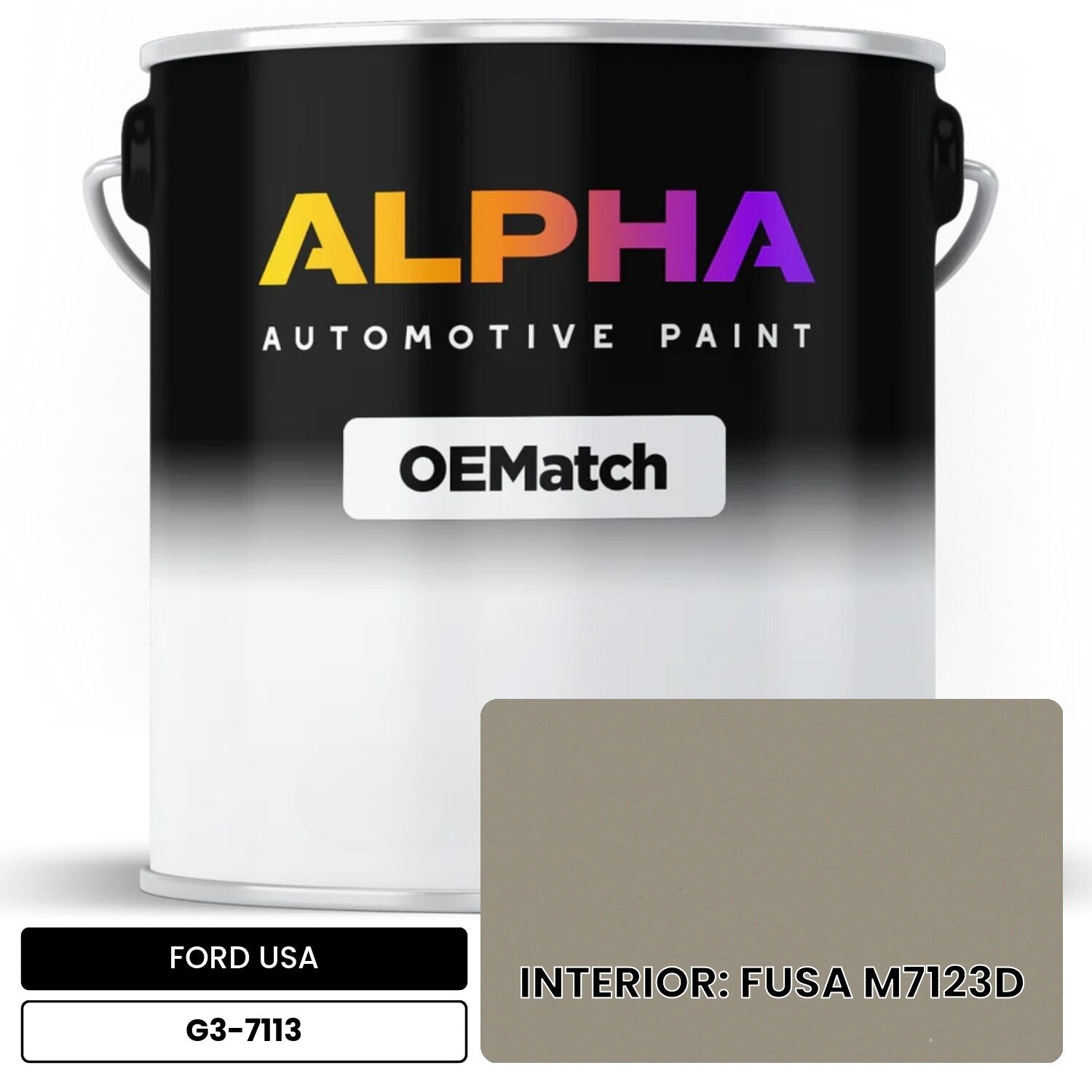 FORD USA INTERIOR: FUSA M7123D G3-7113 OEMatch Basecoat