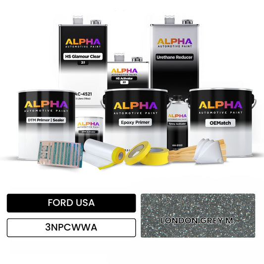 FORD USA LONDON GREY M. 3NPCWWA OEMatch Vehicle Paint Kit