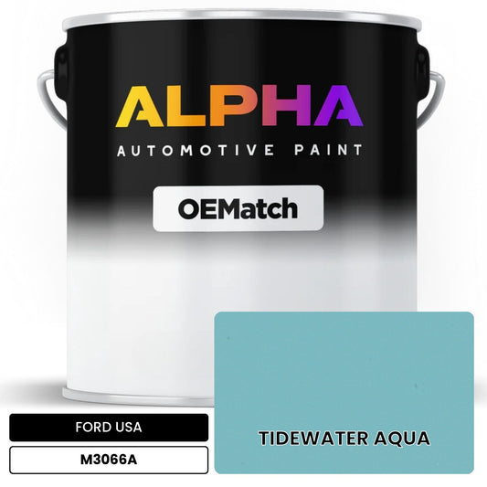 FORD USA TIDEWATER AQUA M3066A OEMatch Basecoat