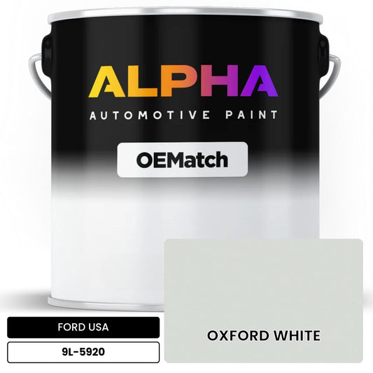FORD USA OXFORD WHITE 9L-5920 OEMatch Basecoat