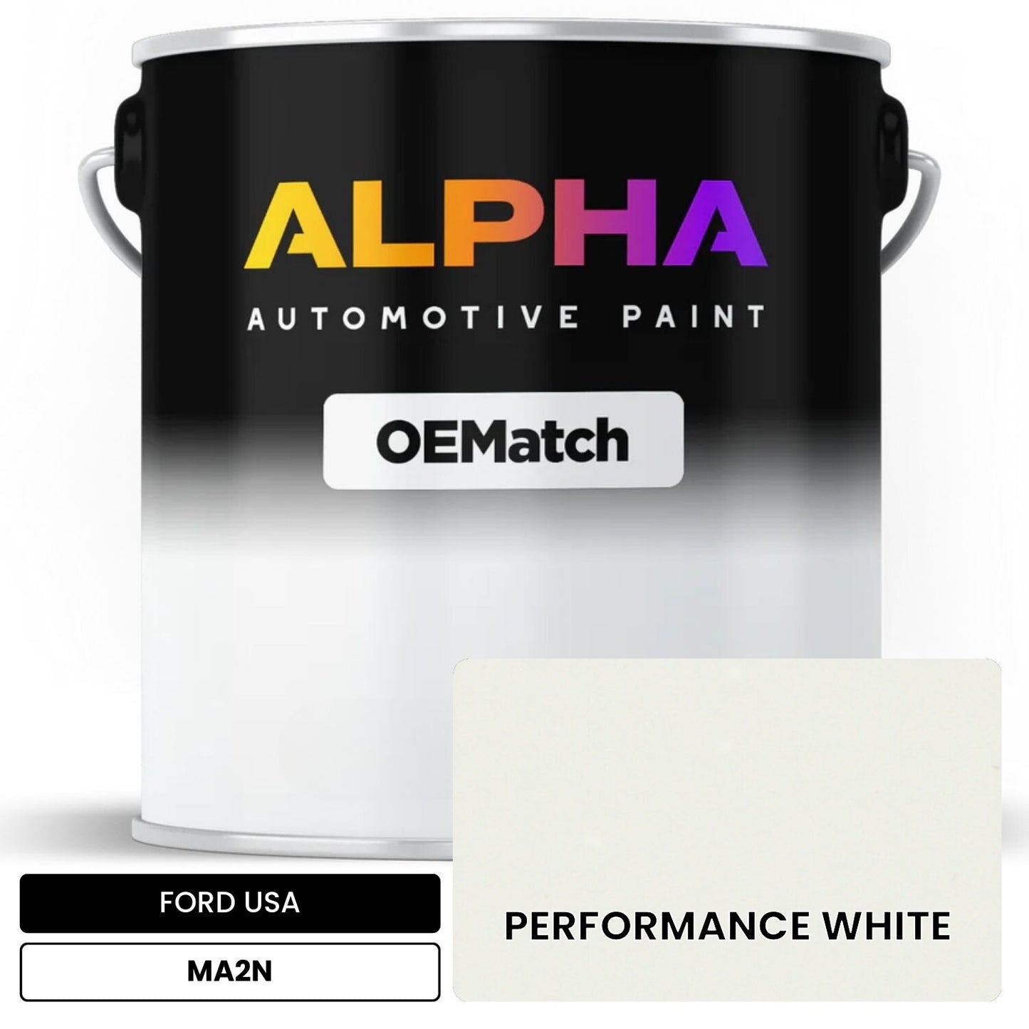 FORD USA PERFORMANCE WHITE MA2N OEMatch Basecoat