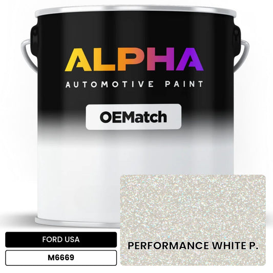 FORD USA PERFORMANCE WHITE P. M6669 OEMatch Basecoat