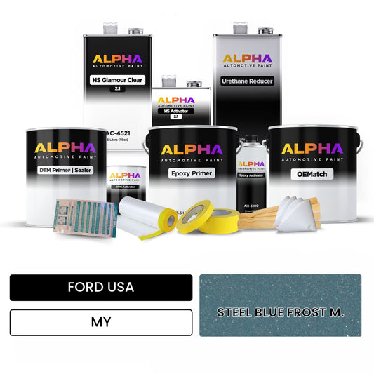 FORD USA STEEL BLUE FROST M. MY OEMatch Vehicle Paint Kit