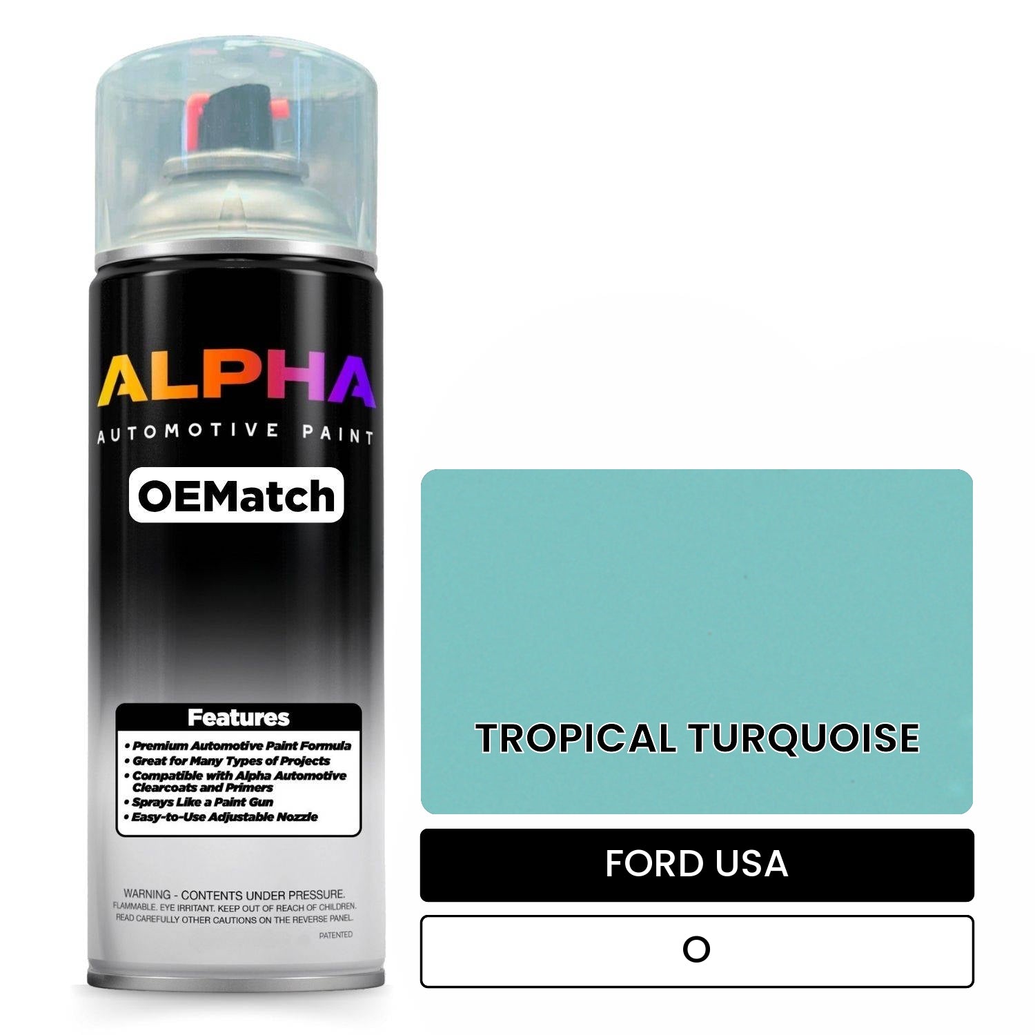 FORD USA TROPICAL TURQUOISE O OEMatch Spraycan
